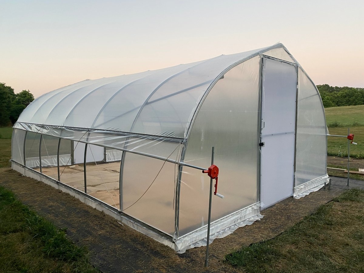 Homestead Series Greenhouse and High Tunnel Kits 16' Wide Mindful