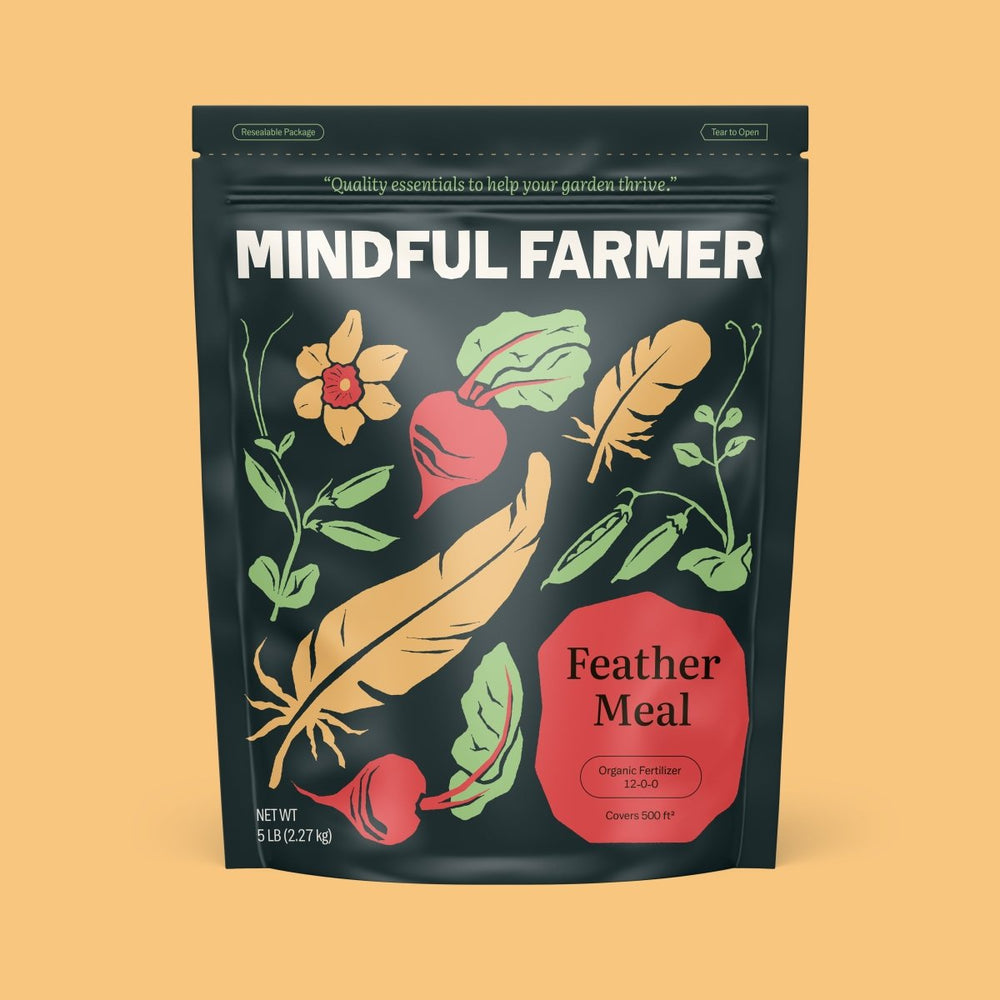 Feather Meal - Organic Nitrogen Fertilizer - Mindful Farmer