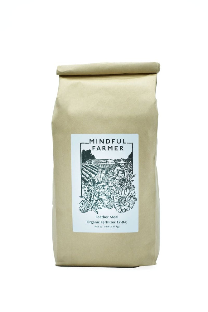 Feather Meal - Organic Nitrogen Fertilizer - Mindful Farmer