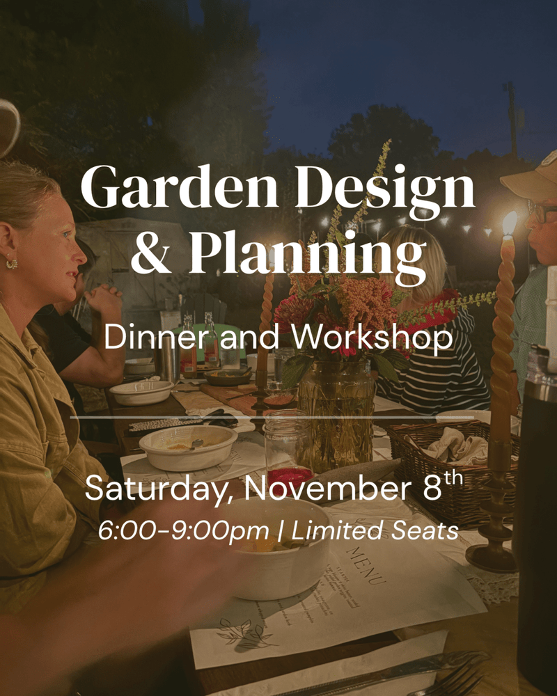 
                      
                        Garden Design and Planning - Hands - On Workshop and Dinner - Mindful Farmer
                      
                    