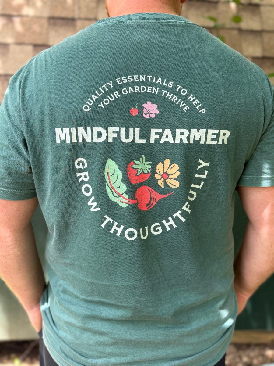 Logo and Motto Short Sleeve T-Shirt - Mindful Farmer