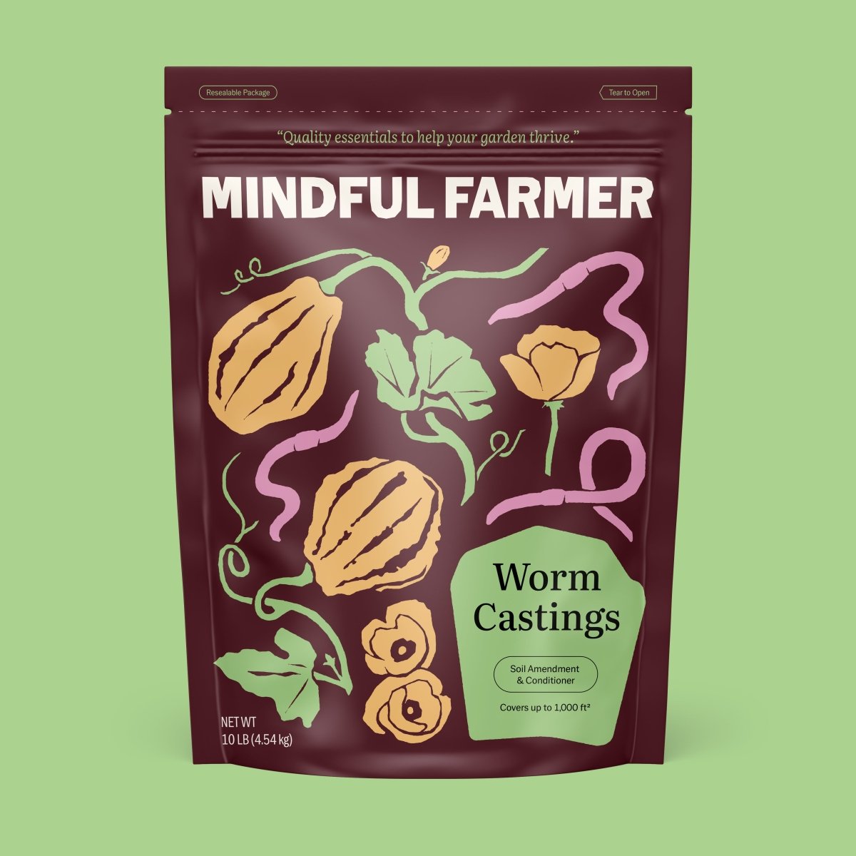 Premium Worm Castings - Organic Soil Amendment - Mindful Farmer