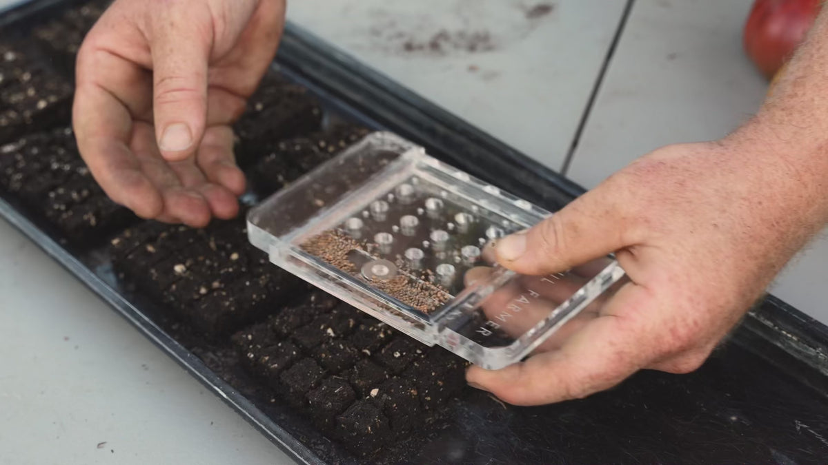 Soil Block Drop Seeder - Mini 20 - Complete Set – Mindful Farmer